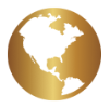 Gold globe